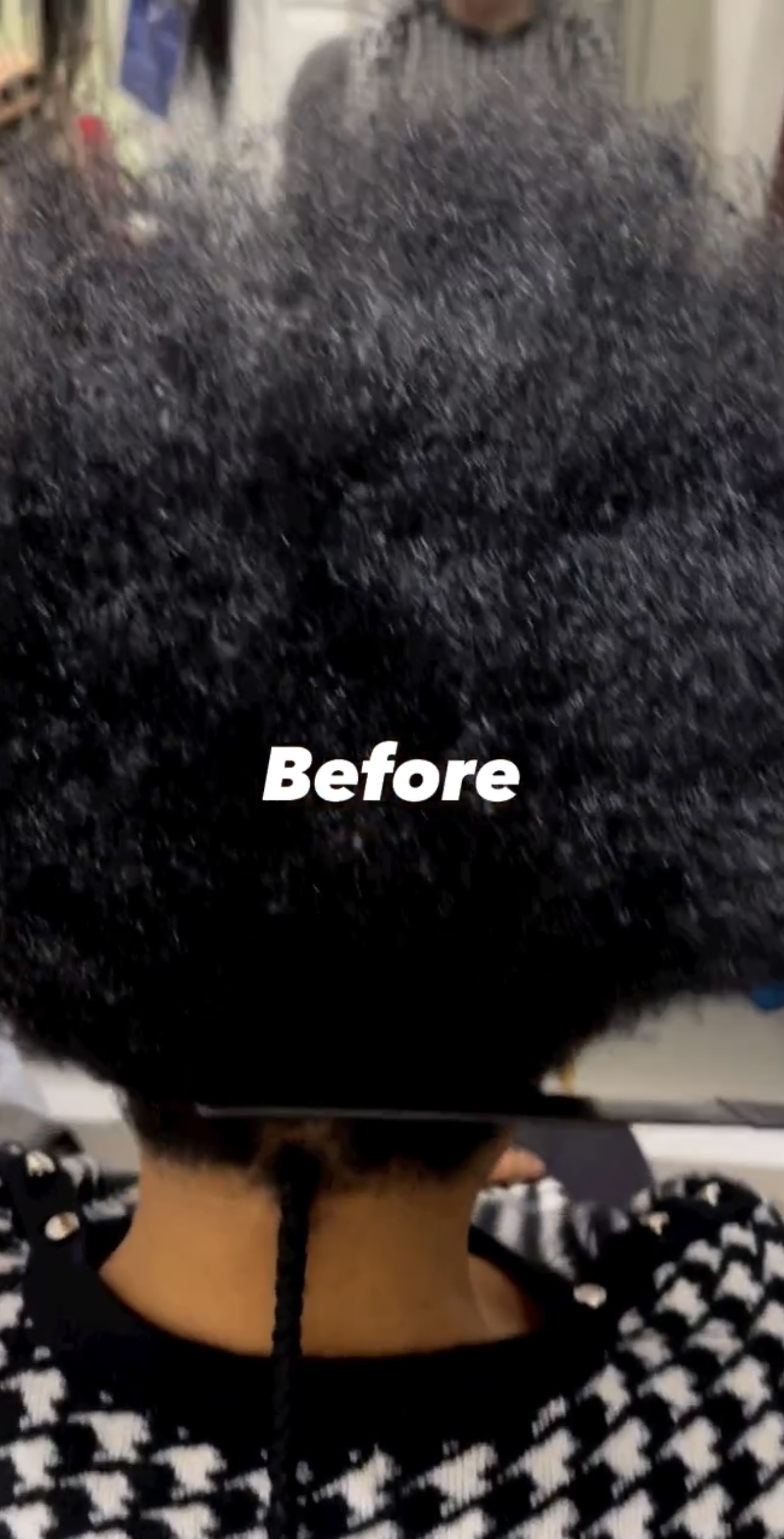 Kids Knotless Braids — back view with beads