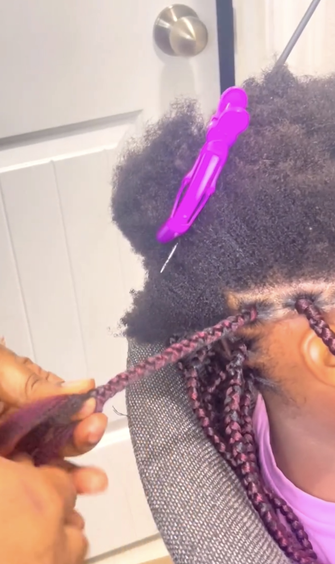 Knotless Box Braids — medium size